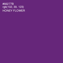 #66277B - Honey Flower Color Image